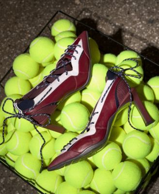 x June Ambrose Women's Zyra Lace-Up Sneaker Pumps 