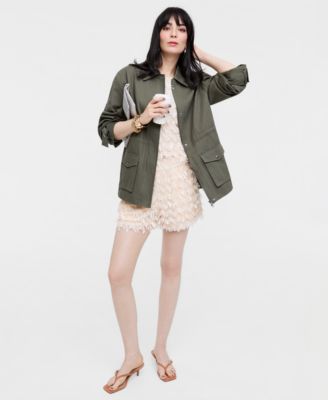 Women's Back Pocket Utility Jacket, Macy's Exclusive- Molly Rogers Capsule Collection