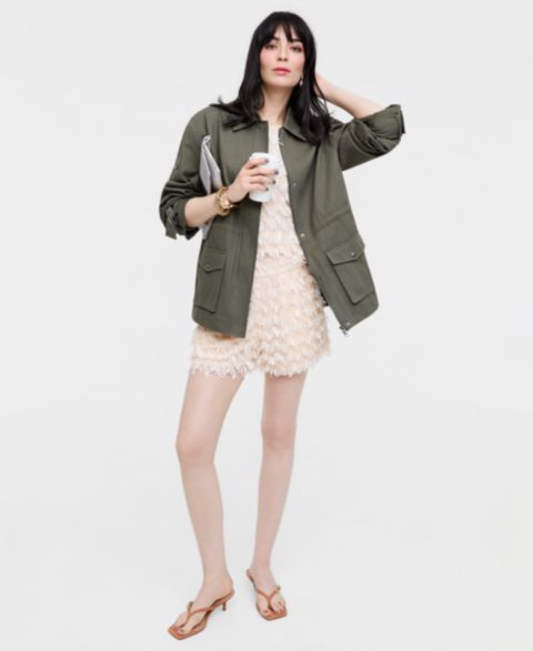 Женские куртки On 34th Back Pocket Utility Jacket, Macy's Exclusive- Molly Rogers Capsule Collection