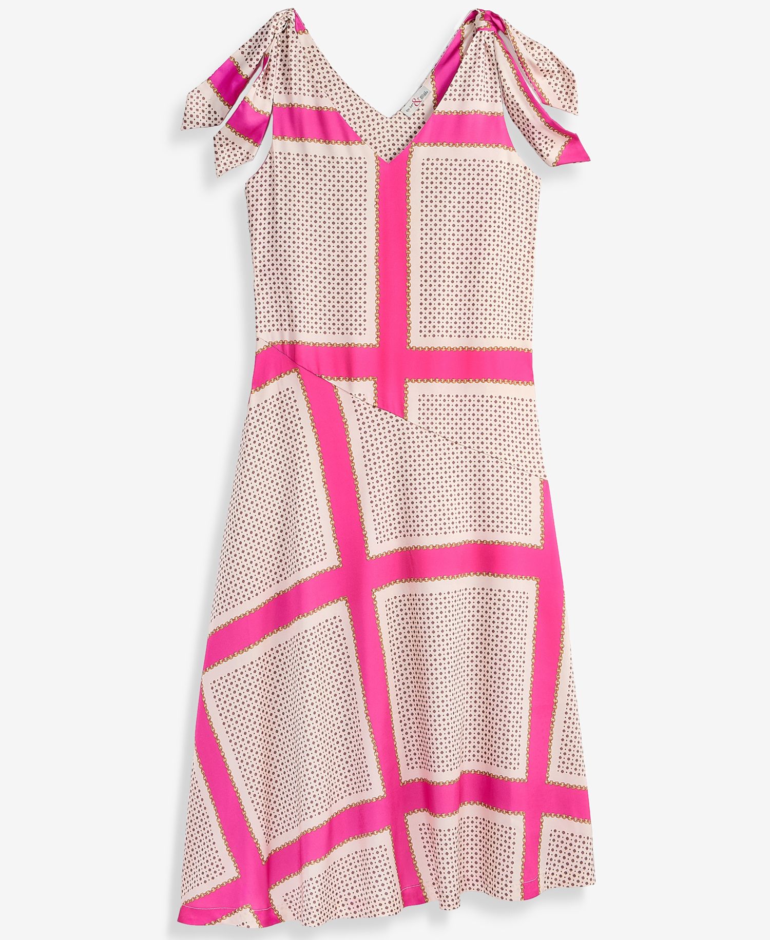 Women's Grid-Print Maxi Dress, Macy's Exclusive- Molly Rogers Capsule Collection