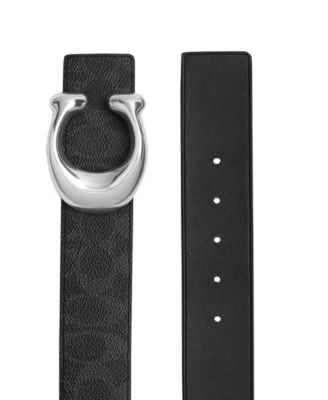 Men's C Buckle Reversible Belt