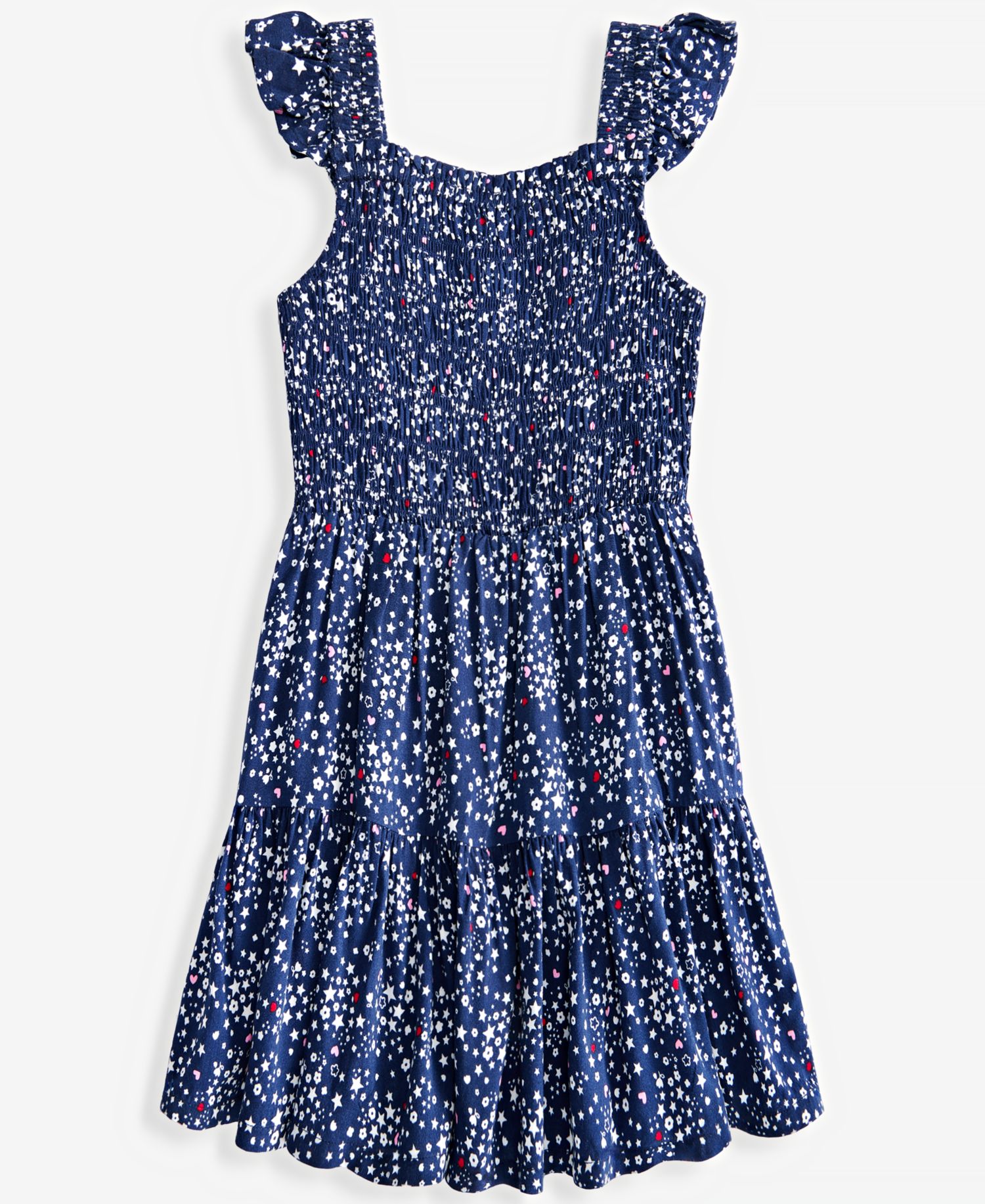 Toddler Girls' 12M-5T Ditsy-Print Dress