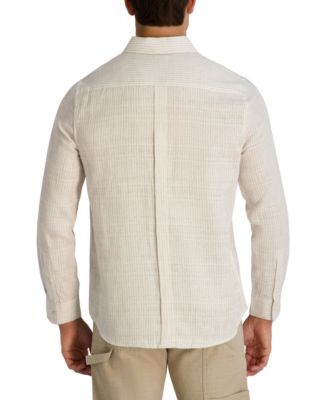 Men's Long-Sleeve Regular-Fit Woven Shirt