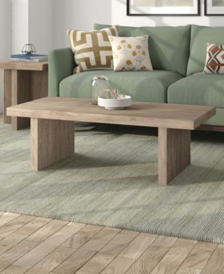 Soren 48" Wide Rectangular Fluted Coffee Table