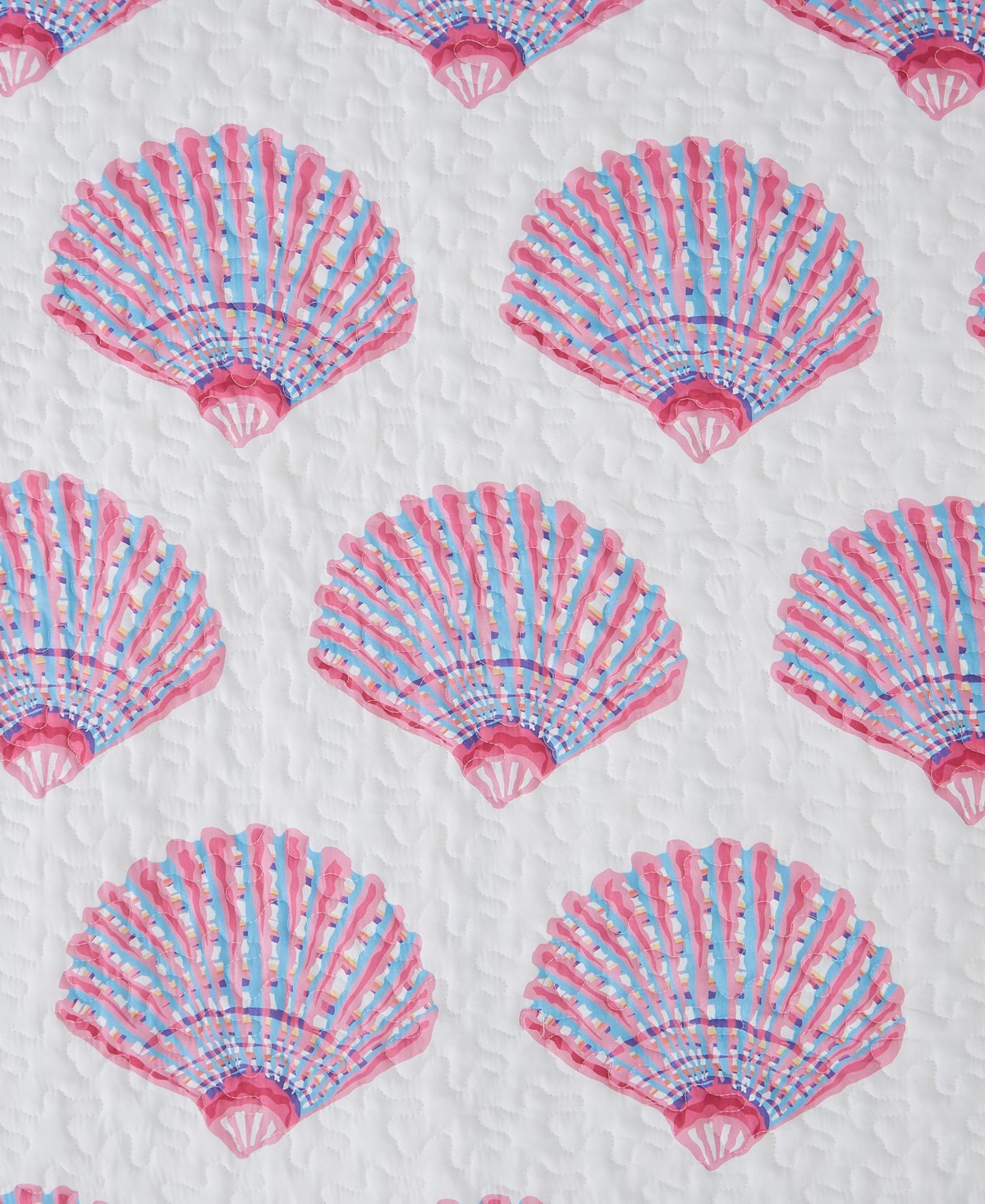 Avanti Scallop Shell Reversible 3-Pc. Quilt Set