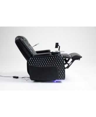 Power Zero Gravity Recliner with Multifunctional Features - Storage Armrest & Cup Holder - Laptop Table & Phone Holder- Reading Light
