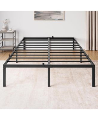 14 Inch Bed Frame with Under Bed Storage, Heavy Duty Mattress Foundation, Easy Assembly, No Box Spring Needed, Platform Bed for Bedroom