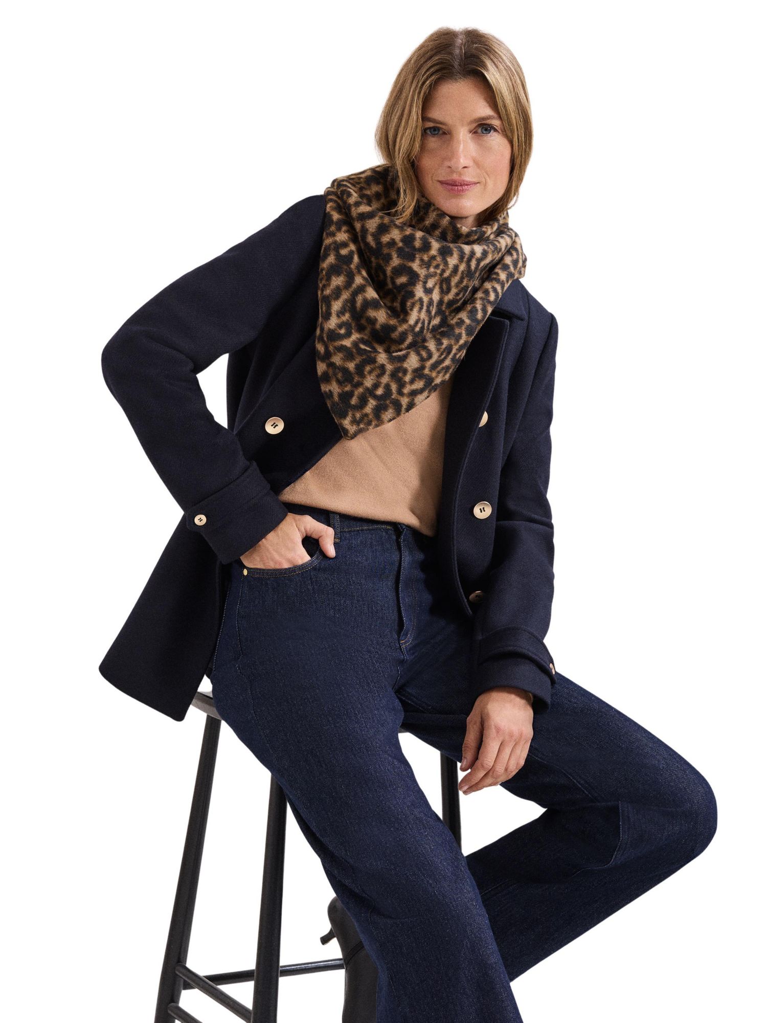 Women's Aurelie Wool Peacoat