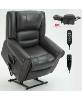  Dual Motor Power Lift Recliner Chair with Heat Massage