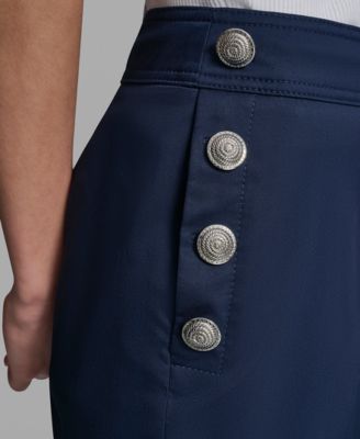 Petite Mid-Rise Sailor Pants