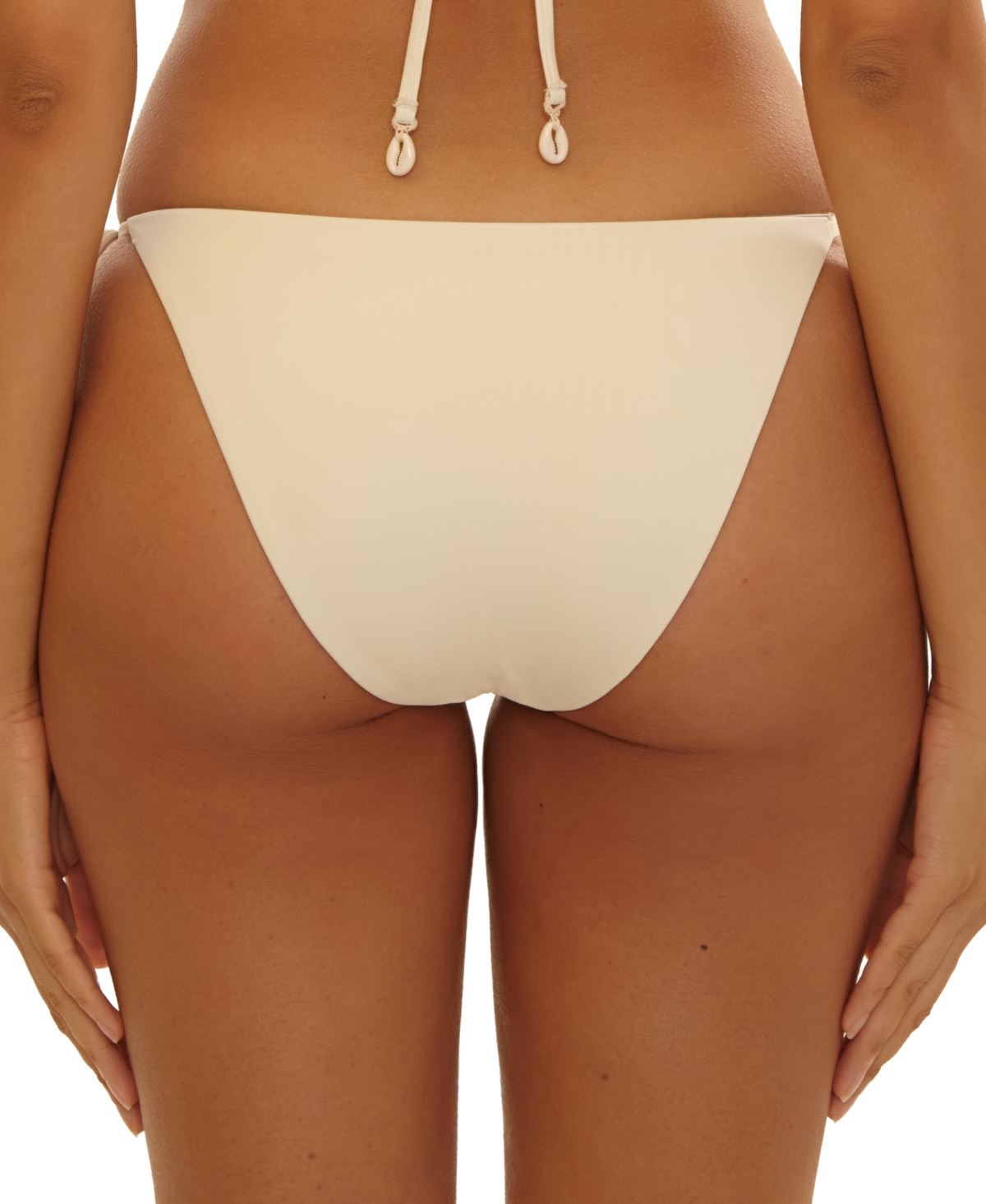 Becca Women's Caught The Net Demi Tie-Side Swim Bottoms