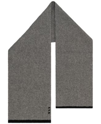 Men's Rib Stitch Cuff Beanie & Scarf, 2-Piece Set