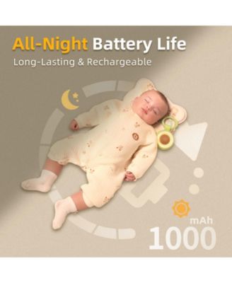 Pocket Soother Portable Baby Sound Machine – White Noise, Soothing Sounds and Nightlight