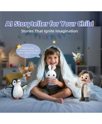 Smart AI Bunny – Interactive Storytelling Toy with Music and Nightlight