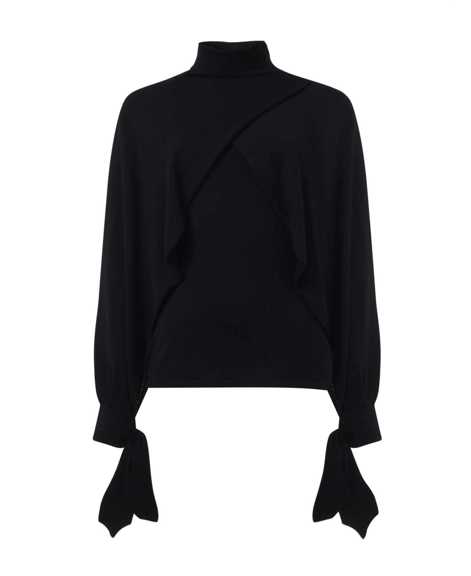 Women's Layered Butterfly Sleeve Knitted Sweater