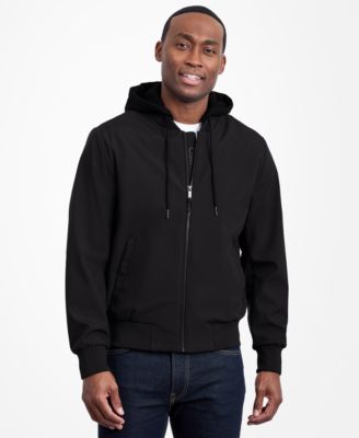 Men's Bomber Knit Hood Jacket