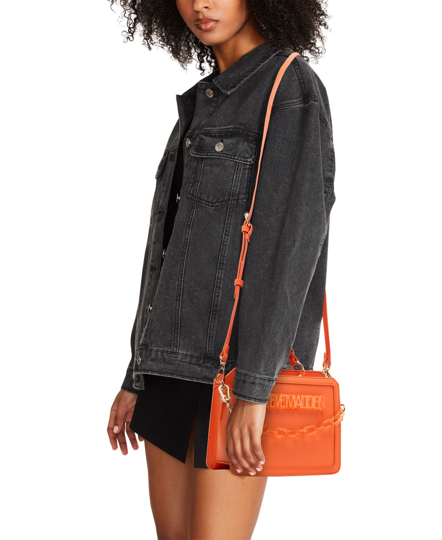 Женская сумка Steve Madden Evelyn-Z Small Satchel, цвет: Оранжевый — фото 6