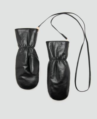 Women's Leather Mittens