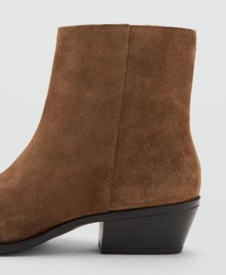 Women's Heel Suede Ankle Boots