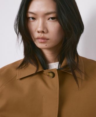 Women's Oversized Short Trench Coat