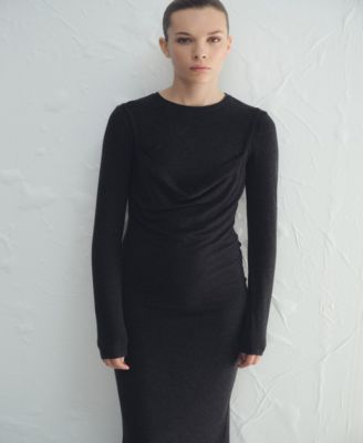 Women's Draped Combined Dress