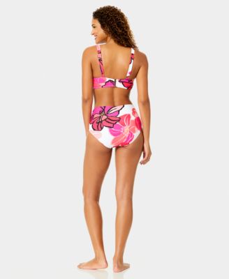 Women's Soft Shirred Band Swim Bikini Top