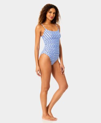 Women's Ring Shirred Lingerie Maillot One-Piece Swimsuit