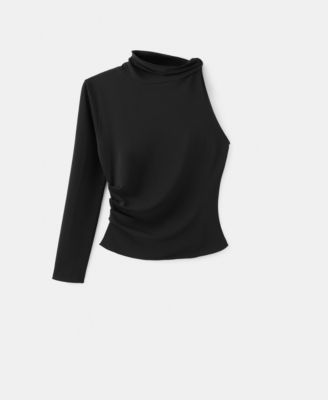 Women's Asymmetrical Long-Sleeve T-Shirt