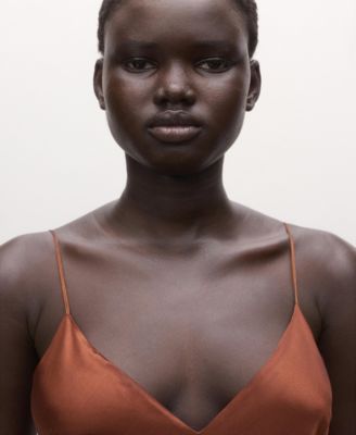 Women's Satin Silk Blend Dress