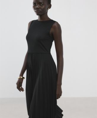 Women's Pleated Long Dress