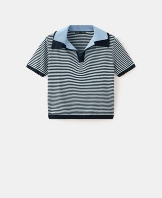 Women's Combined Collar Knit Sweater