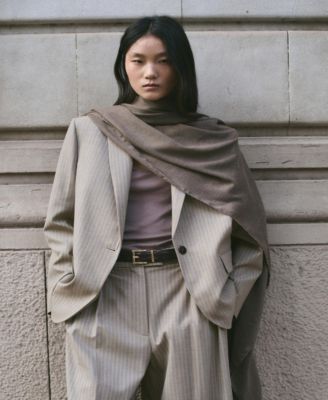 Women's Wool-Blend Suit Blazer