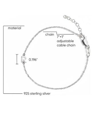 Inez Initial Bracelet/Anklet