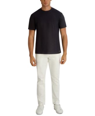 Men's Textured Short-Sleeve Crewneck T-Shirt