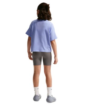 Girls' 7-16 Sportswear Essential Cotton Swoosh Logo T-Shirt