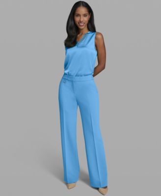 Women's Flare Front-Zipper Pants