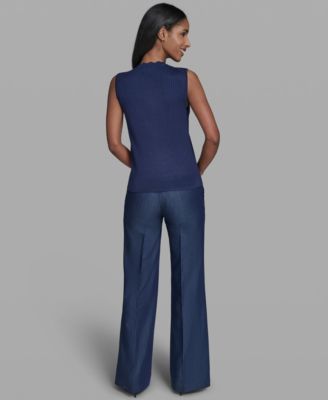 Women's Crew Neck Knit Top