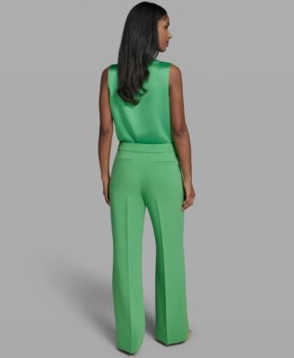 Women's Flare Front-Zipper Pants