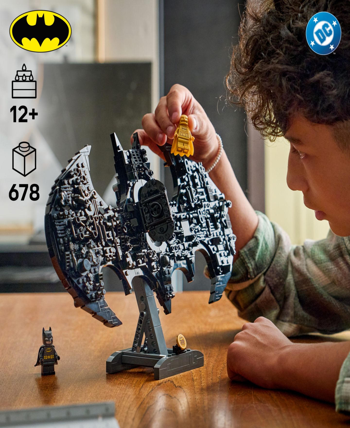Детский конструктор LEGO® Super Heroes DC Batman Logo Building Set, 76330 — фото 2