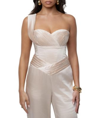 Women's Love Song Satin Top