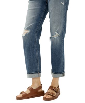 Women's Chelsea Mid-Rise Straight-Leg Jeans