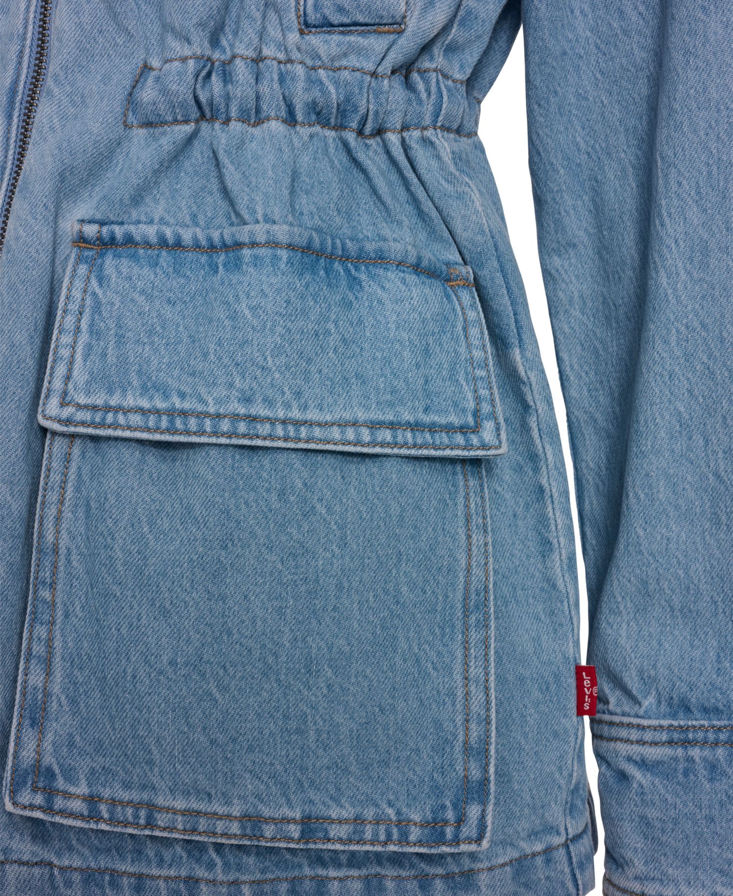 Women's Cinch Waist Cotton Barn Jacket