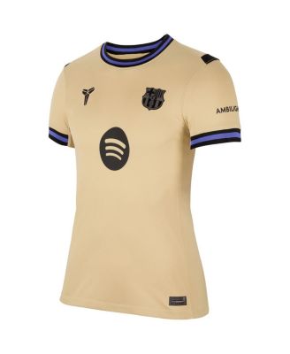 Women's Raphinha Gold Barcelona 2025/26 Away Stadium Replica Jersey