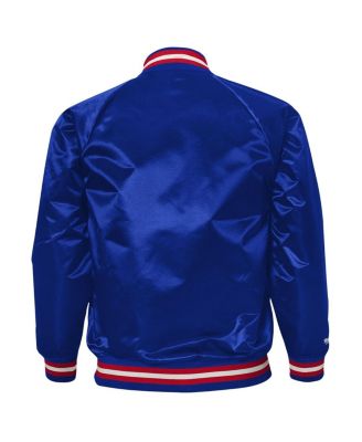 Big Boys and Girls Royal Buffalo Bills Lightweight Full-Snap Satin Jacket