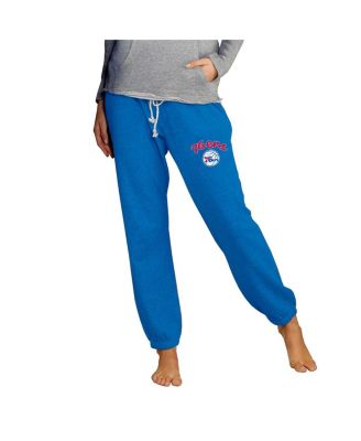 Women's Royal Philadelphia 76ers Mainstream Knit Jogger Pants