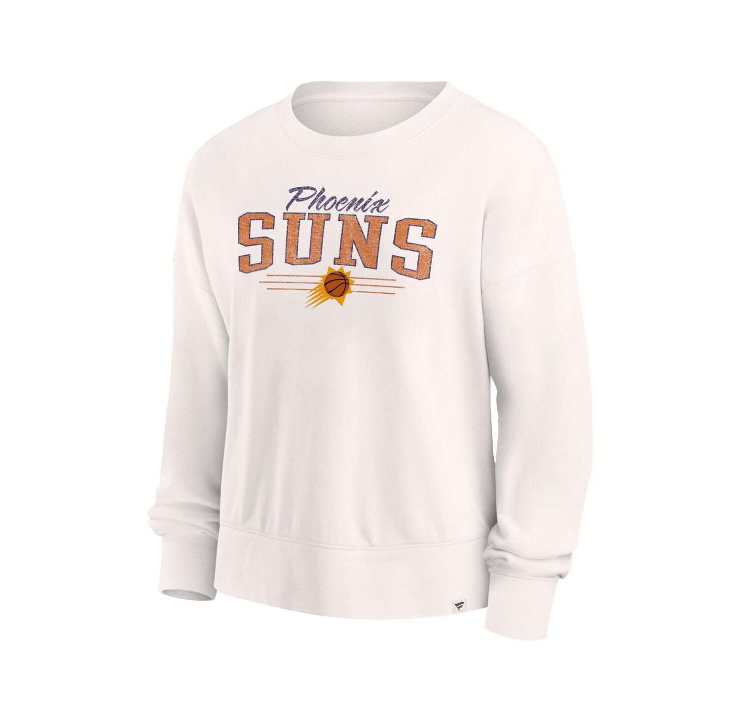 Women's Cream Phoenix Suns Close the Game Pullover Sweatshirt
