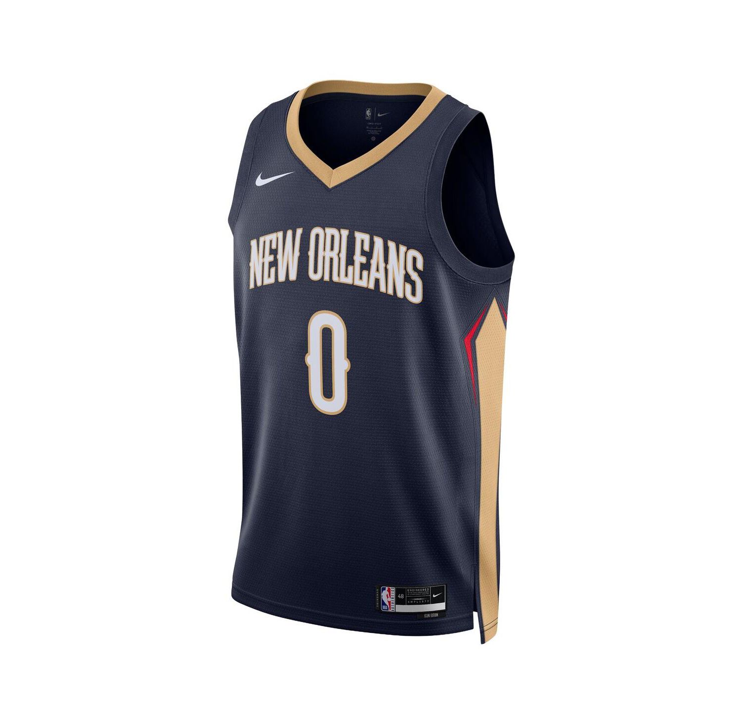 Men's and Women's Jeremiah Fears Navy New Orleans Pelicans Swingman Icon Edition Jersey