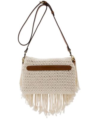 Cannara Small Crocheted Crossbody Bag