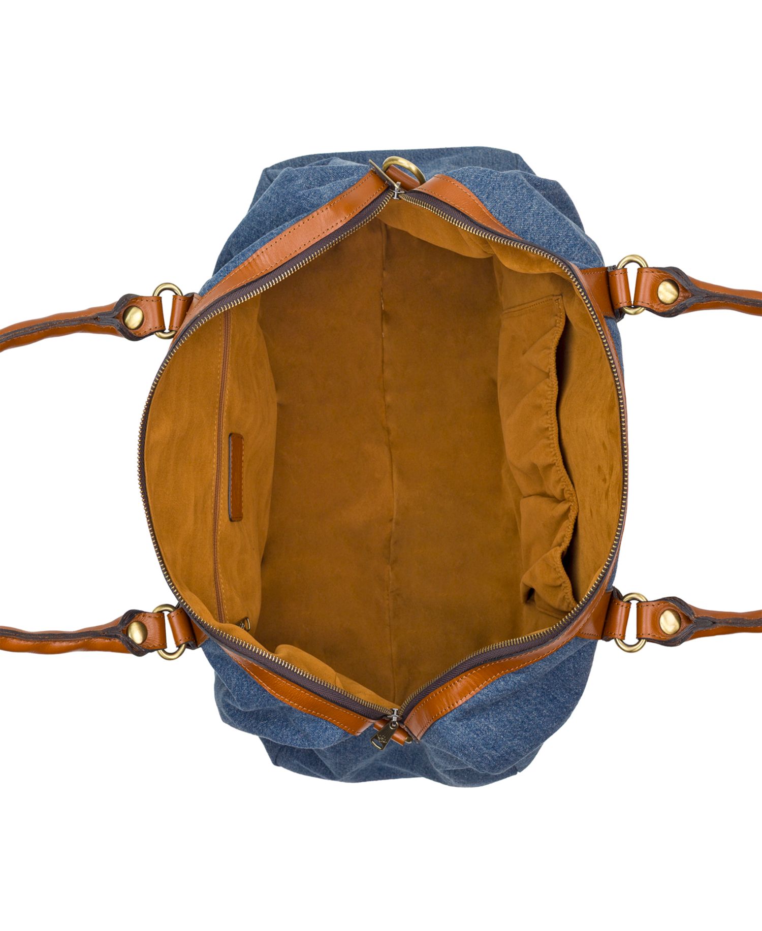 Milano Extra-Large Denim Weekender Duffel Handbag