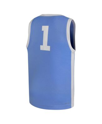 Big Boys and Girls Carolina Blue North Carolina Tar Heels Replica Basketball Jersey